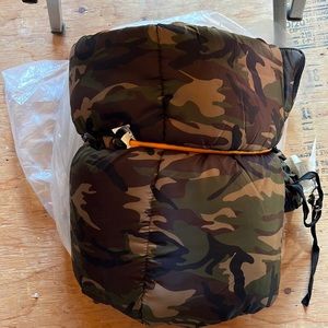 Camo sleeping bag